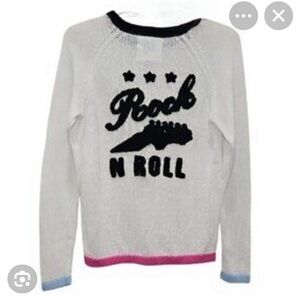 NWTs Just Madison Boutique “Rock N Roll” Sweater Small